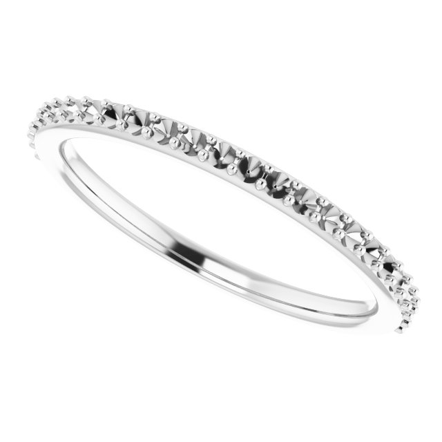 Band Mounting for 10 mm Square Ring view 5