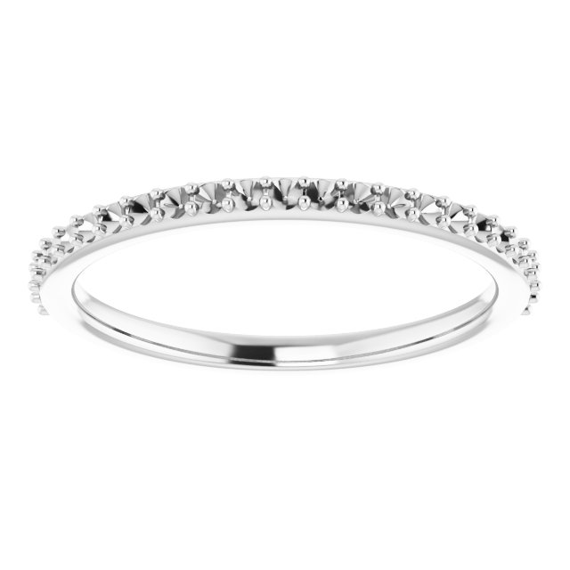 Band Mounting for 10 mm Square Ring view 3