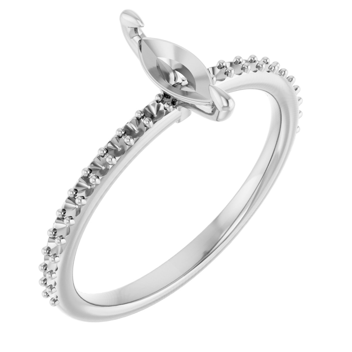 Accented Engagement Ring