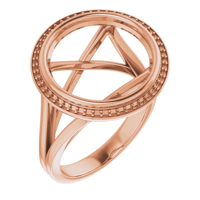Bezel-Set Halo-Style Engagement Ring