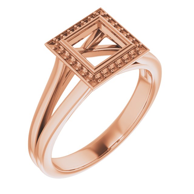 Bezel-Set Halo-Style Engagement Ring