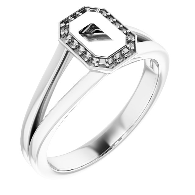 Bezel-Set Halo-Style Engagement Ring