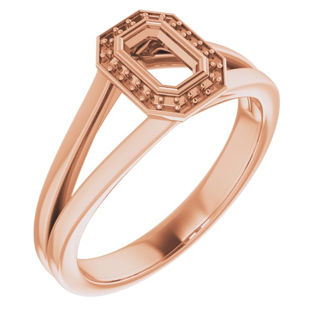 Bezel-Set Halo-Style Engagement Ring