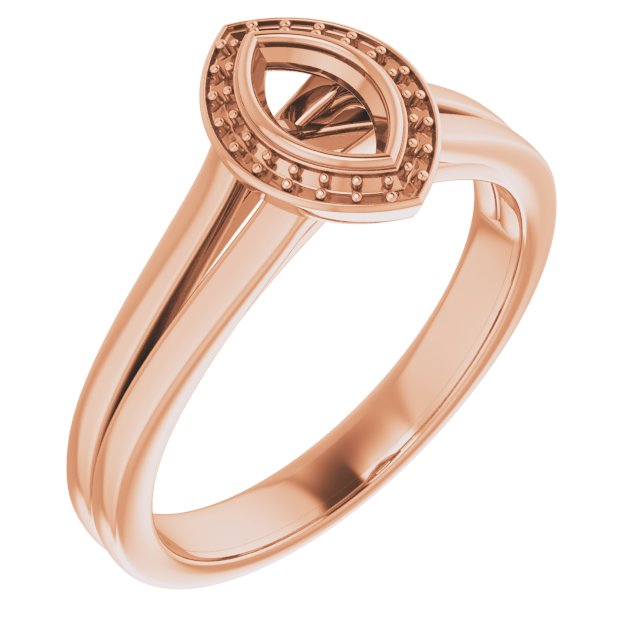 Bezel-Set Halo-Style Engagement Ring