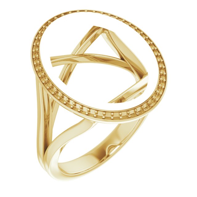 Bezel-Set Halo-Style Engagement Ring