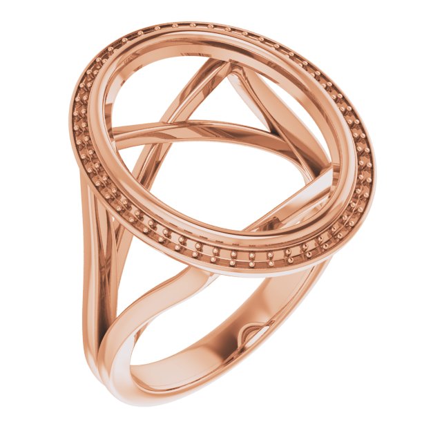 Bezel-Set Halo-Style Engagement Ring