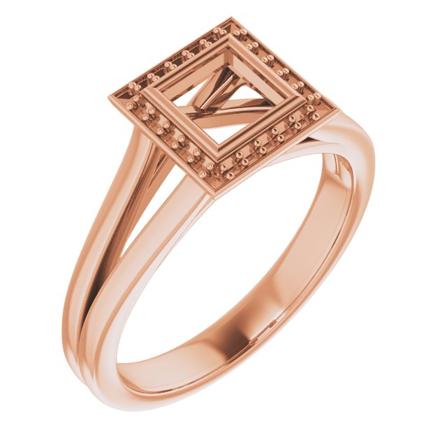 Bezel-Set Halo-Style Engagement Ring