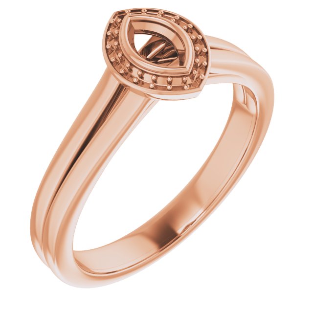 Bezel-Set Halo-Style Engagement Ring