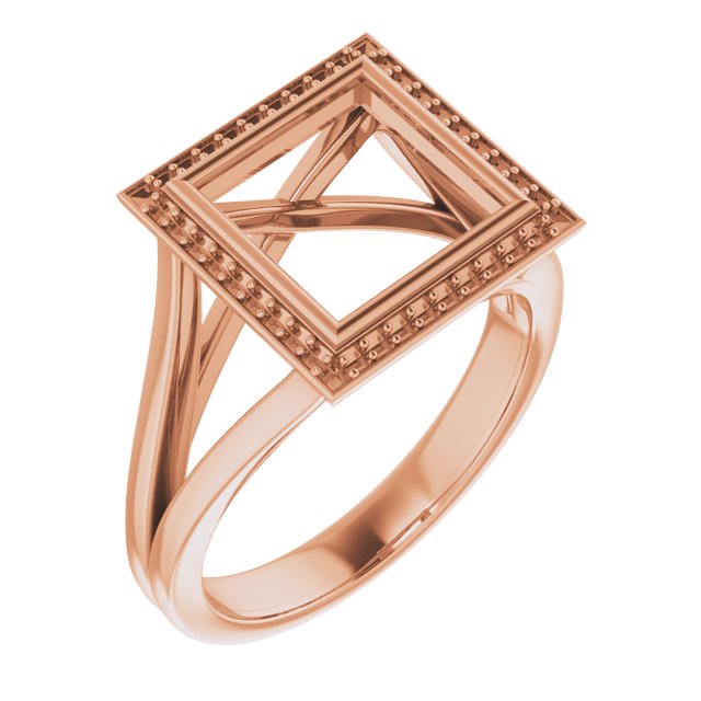 Bezel-Set Halo-Style Engagement Ring