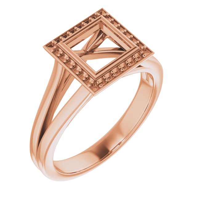 Bezel-Set Halo-Style Engagement Ring