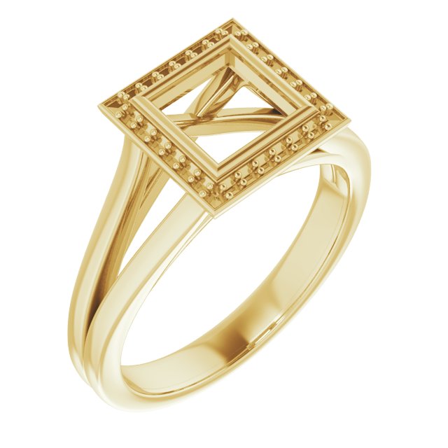 Bezel-Set Halo-Style Engagement Ring