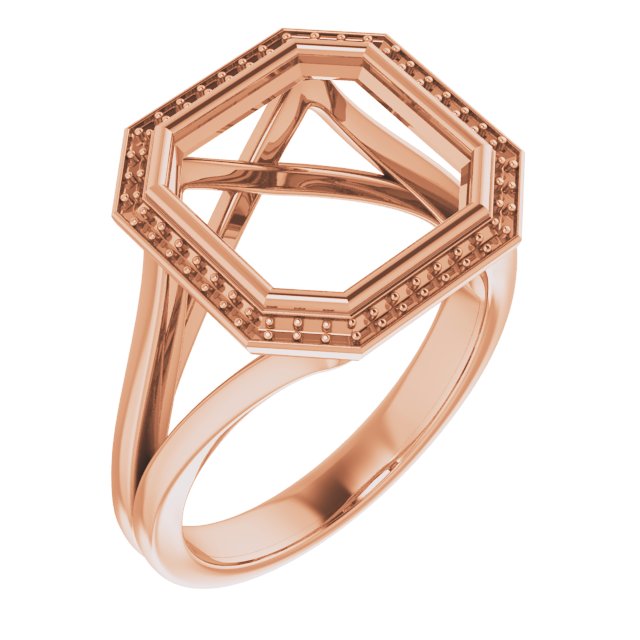 Bezel-Set Halo-Style Engagement Ring