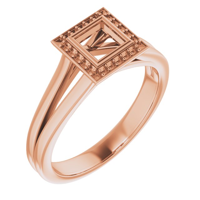 Bezel-Set Halo-Style Engagement Ring
