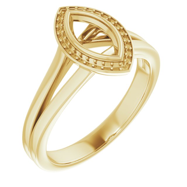 Bezel-Set Halo-Style Engagement Ring