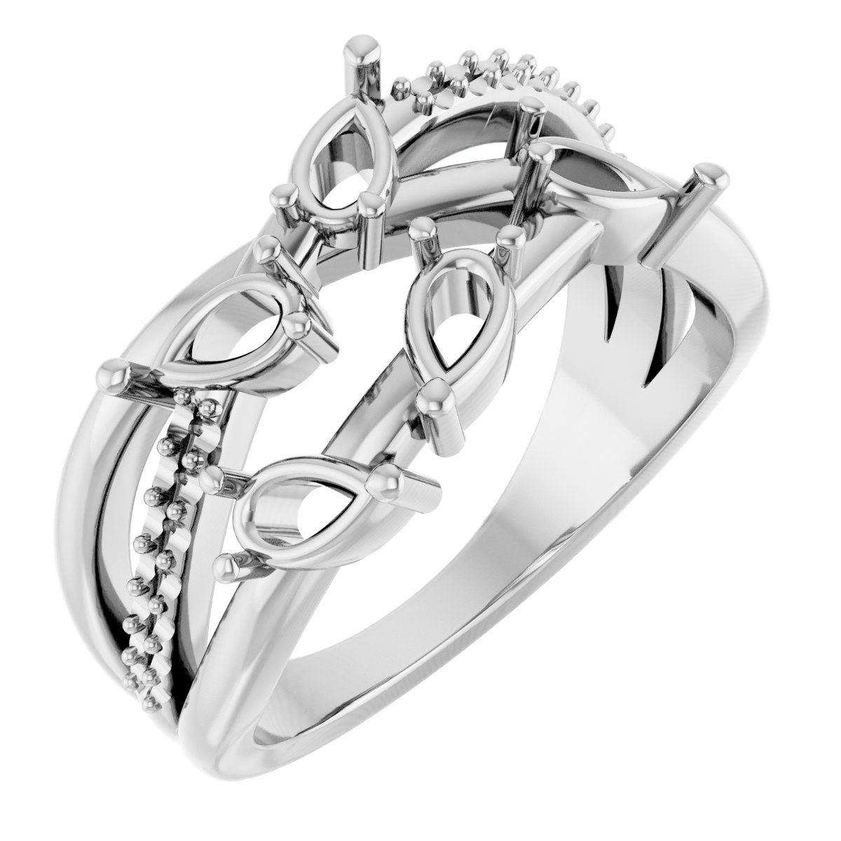 Family Freeform Ring