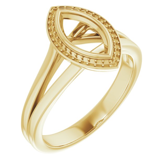 Bezel-Set Halo-Style Engagement Ring
