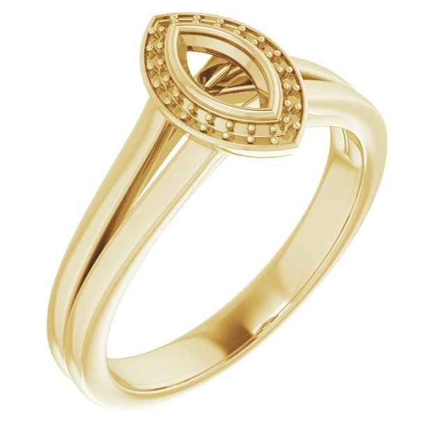 Bezel-Set Halo-Style Engagement Ring