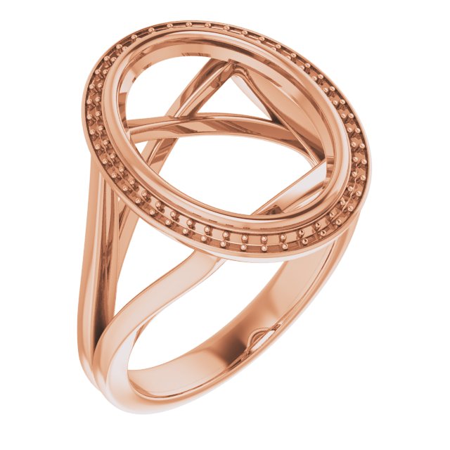 Bezel-Set Halo-Style Engagement Ring
