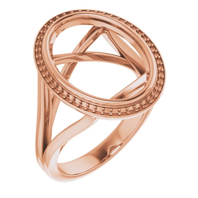 Bezel-Set Halo-Style Engagement Ring
