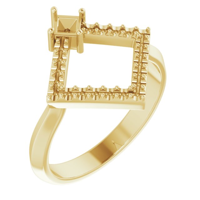 14K Yellow .33 CTW Diamond Geometric Ring Ref 15135468