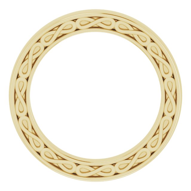 14K Yellow 3 mm Infinity-Inspired Band Size 5