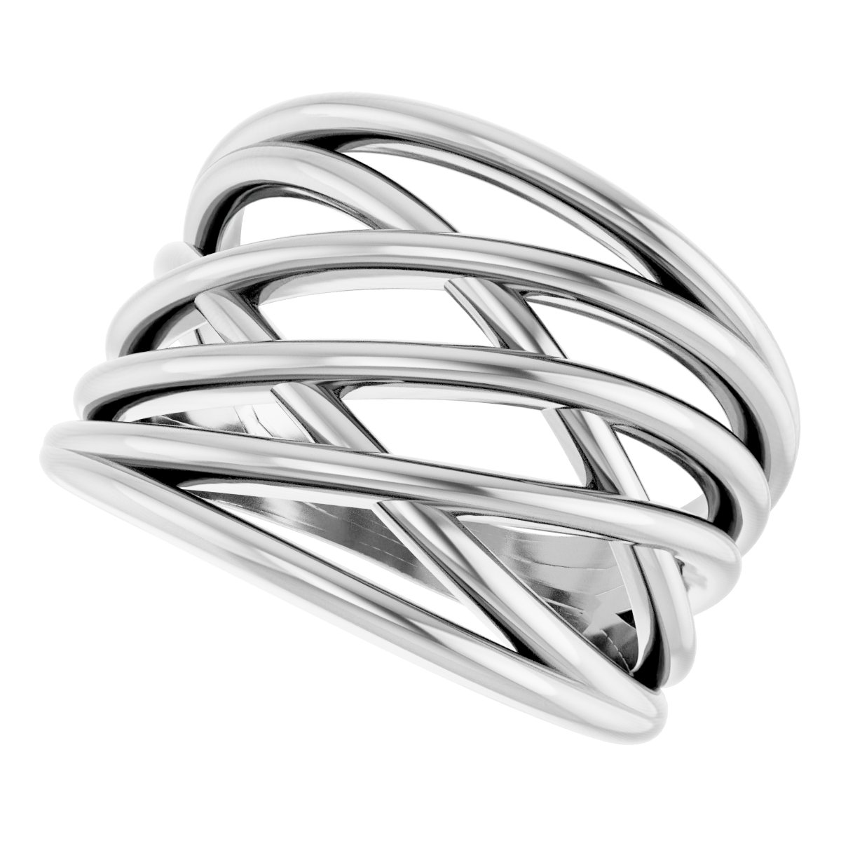 Sterling Silver Criss-Cross Ring