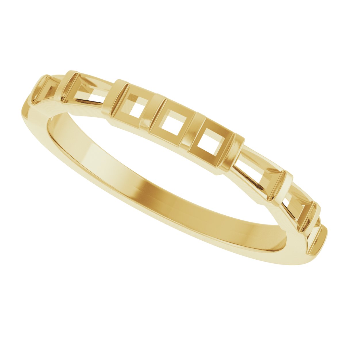 14K Yellow 1/2 CTW Diamond Anniversary Band 