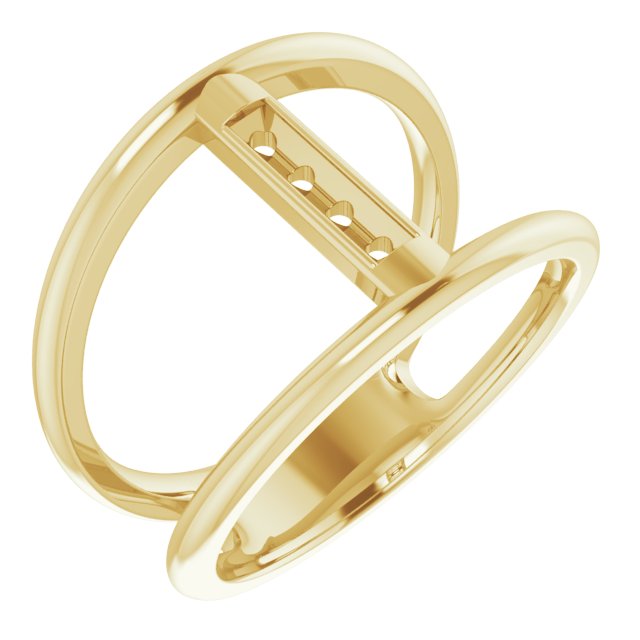 Family Negative Space Ring