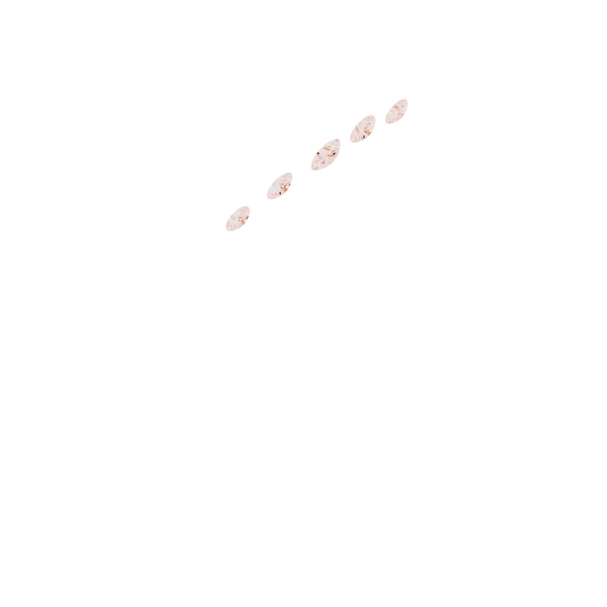 Bezel-Set Accented Open Shank