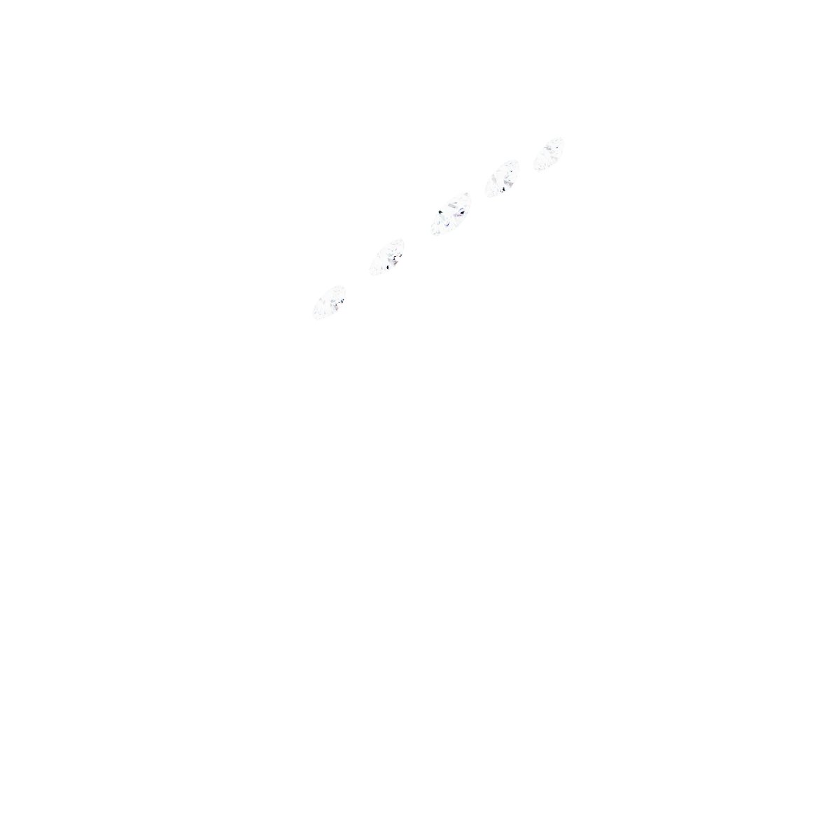 Bezel-Set Accented Open Shank