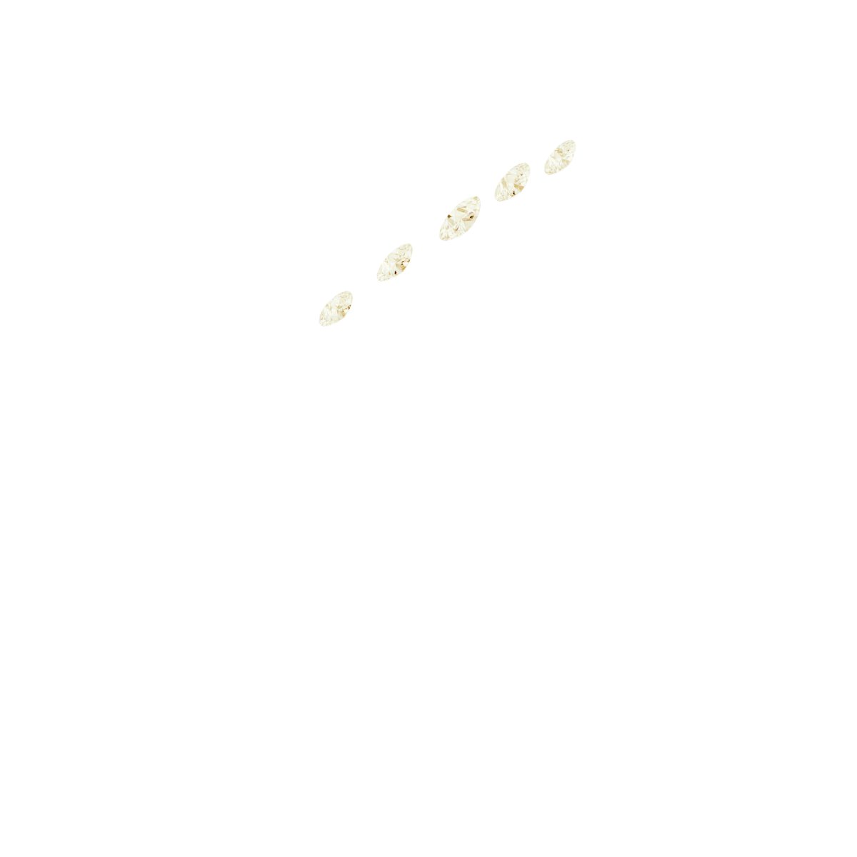 Bezel-Set Accented Open Shank