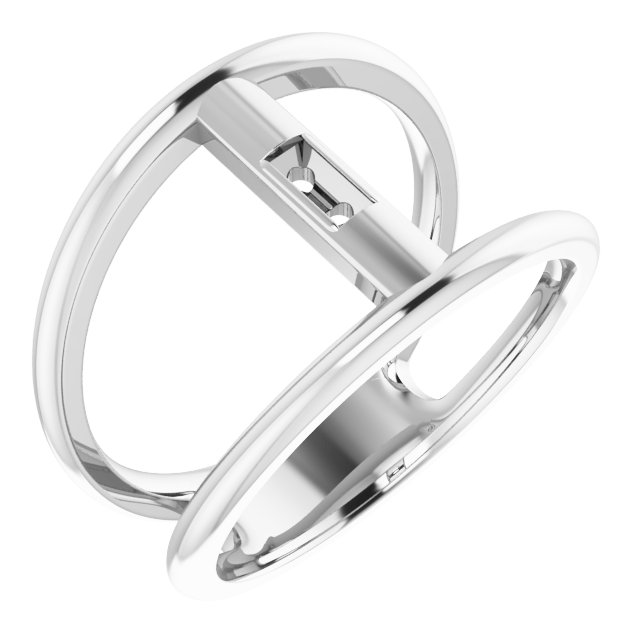 Family Negative Space Ring