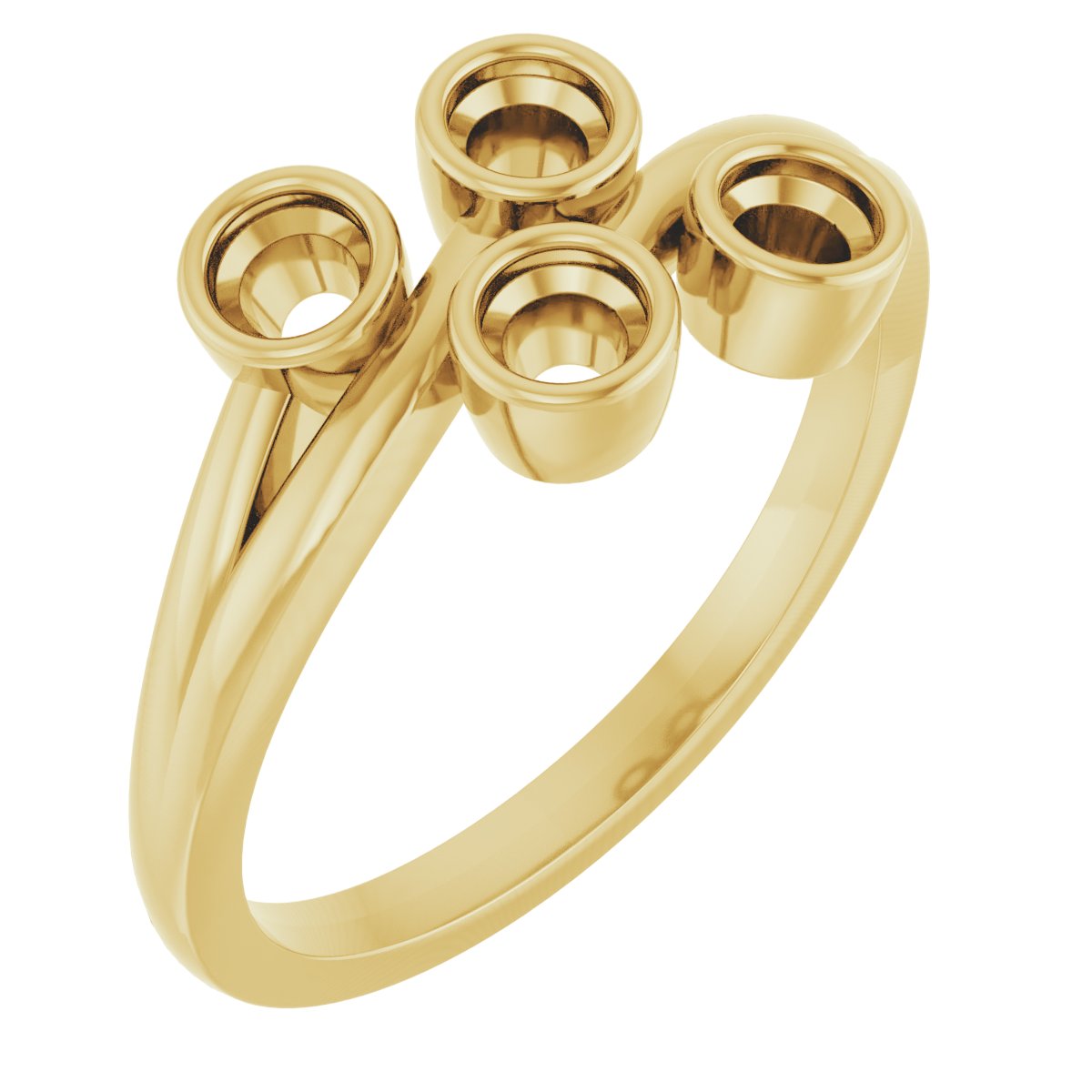 Family Bezel-Set Ring