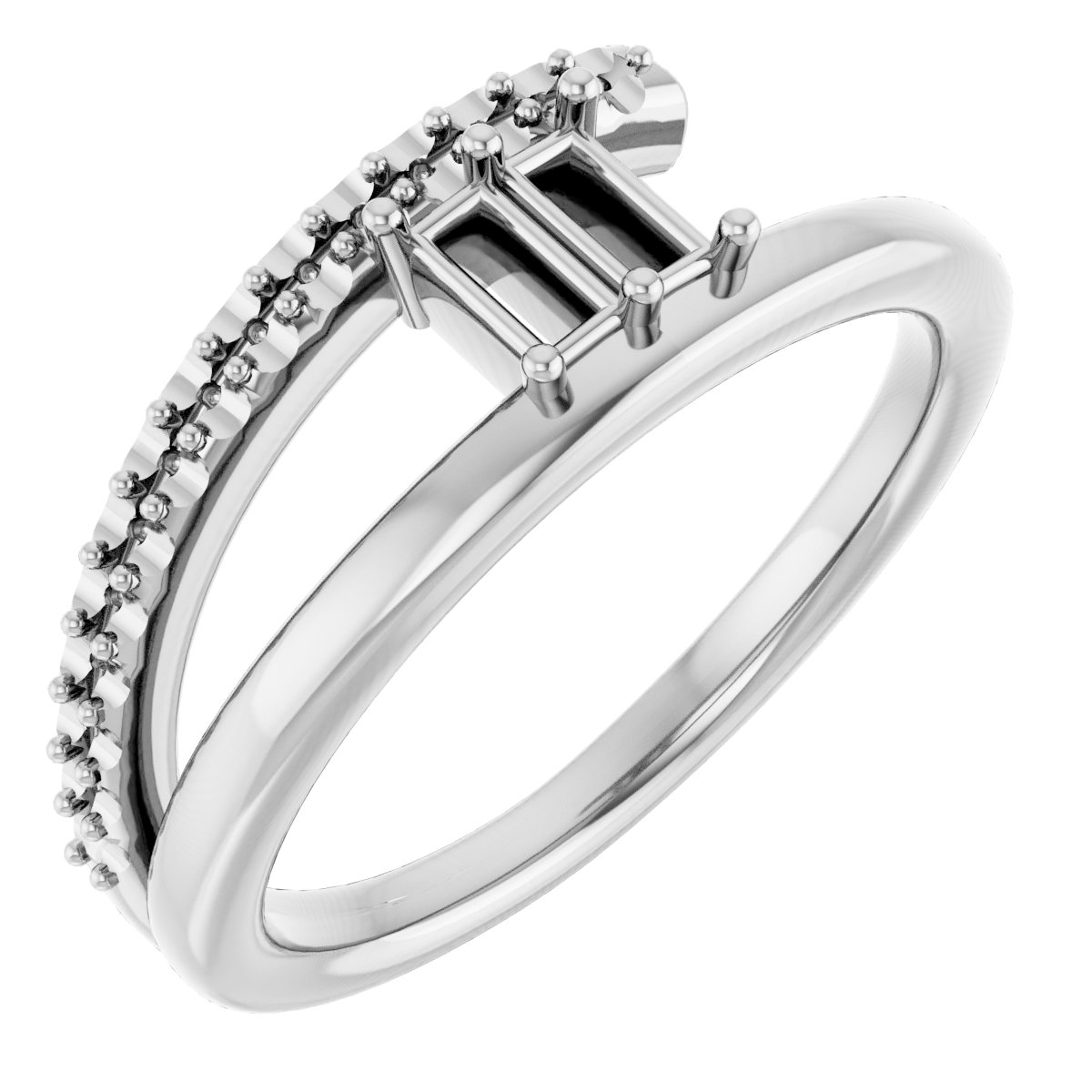 Family Negative Space Ring