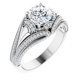 Vintage-Inspired Engagement Ring or Band  