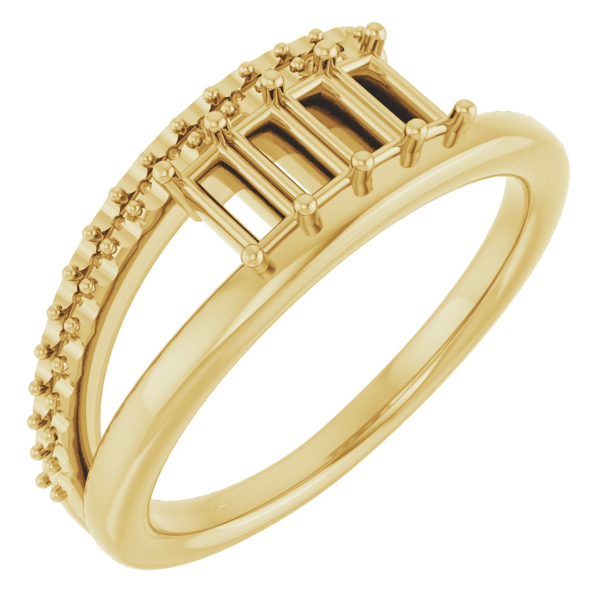 Family Negative Space Ring