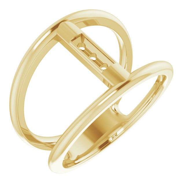 Family Negative Space Ring