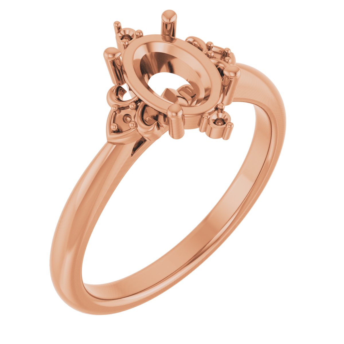 Accented Engagement Ring or Band