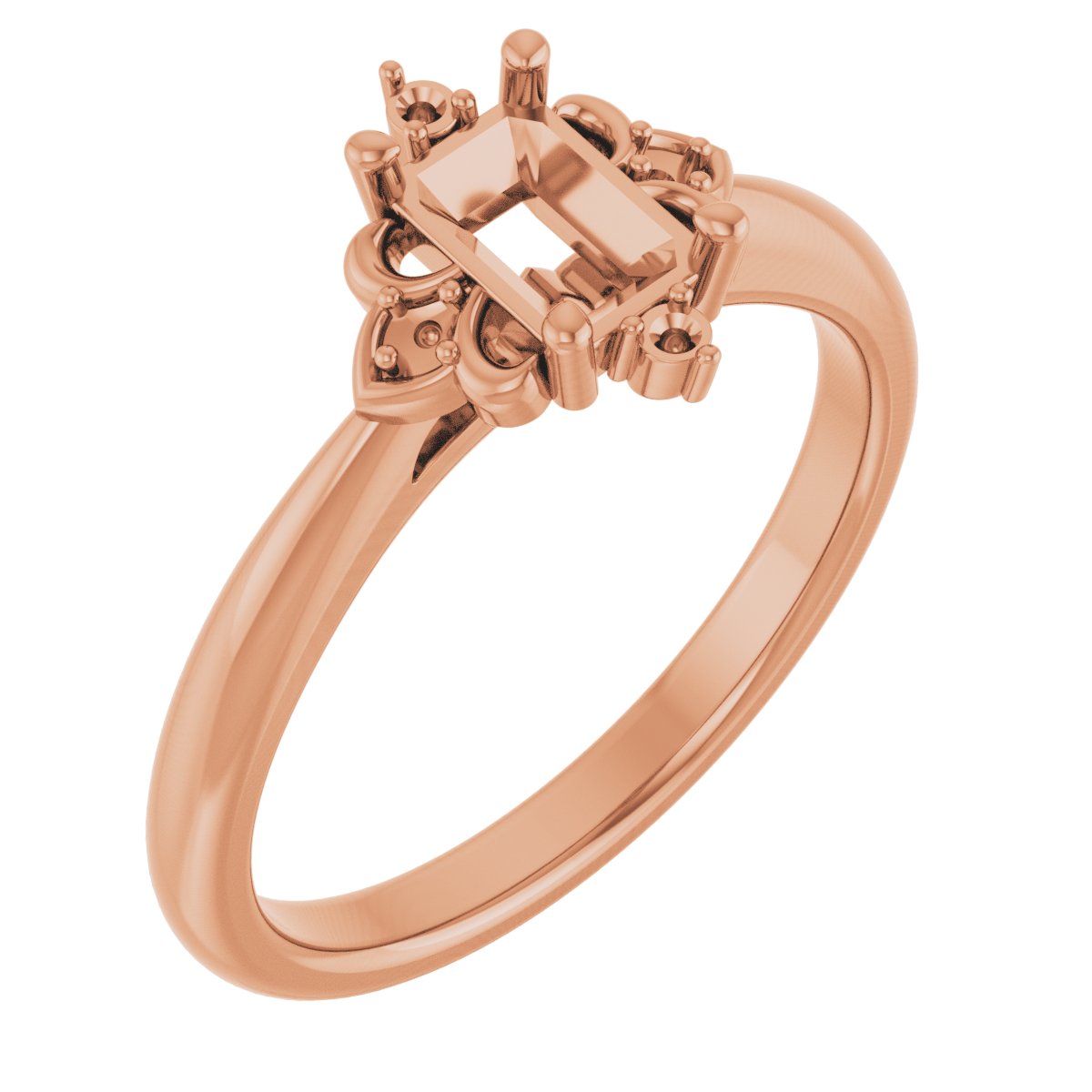 Accented Engagement Ring or Band