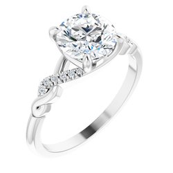 Infinity-Style Engagement Ring or Band