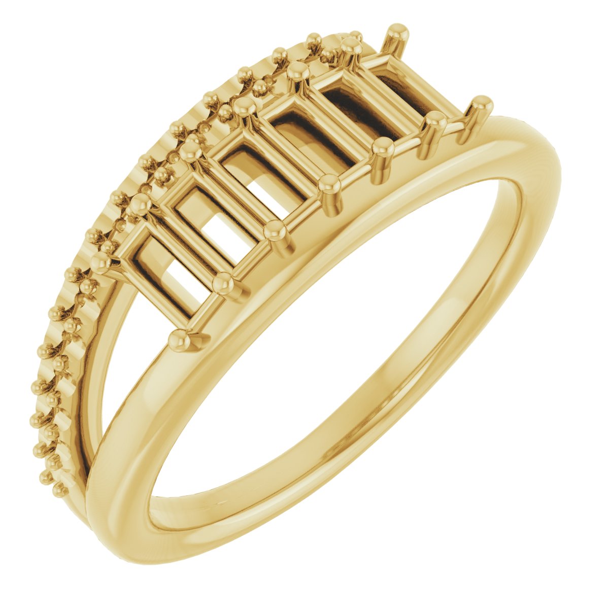 Family Negative Space Ring