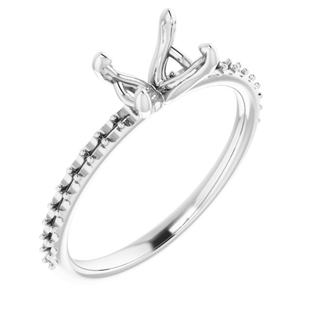Accented Engagement Ring