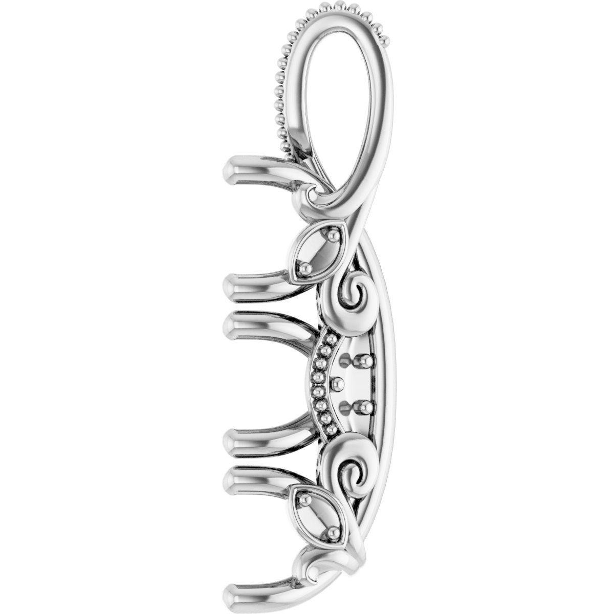 5/8 CTW Lab-Grown Diamond Pendant view 3