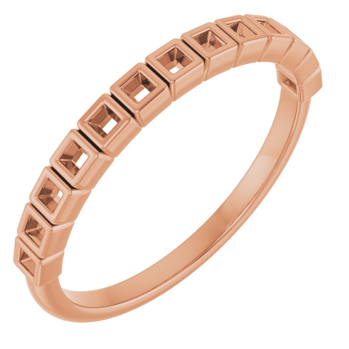 14K Rose .17 CTW Diamond Anniversary Band Ref 14029353