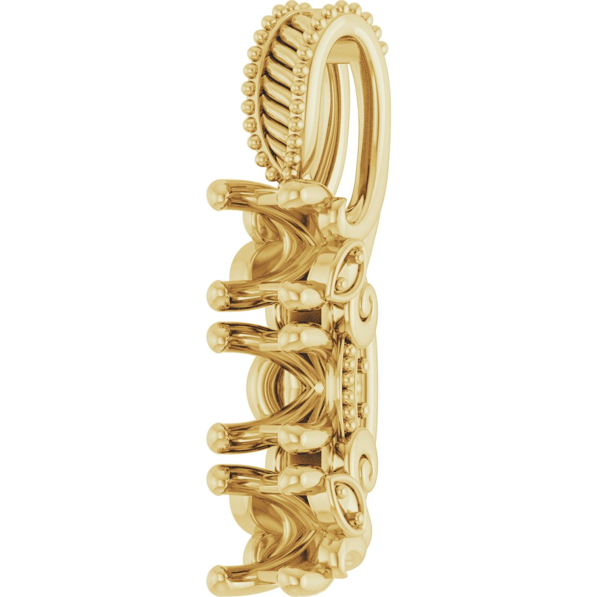 Alternative view of Three-Stone Pendant