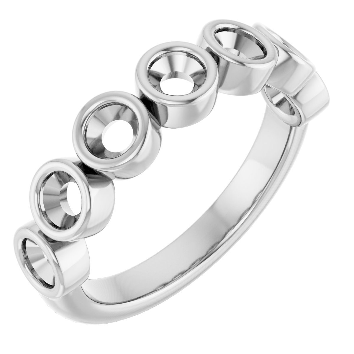 Bezel-Set Anniversary Band