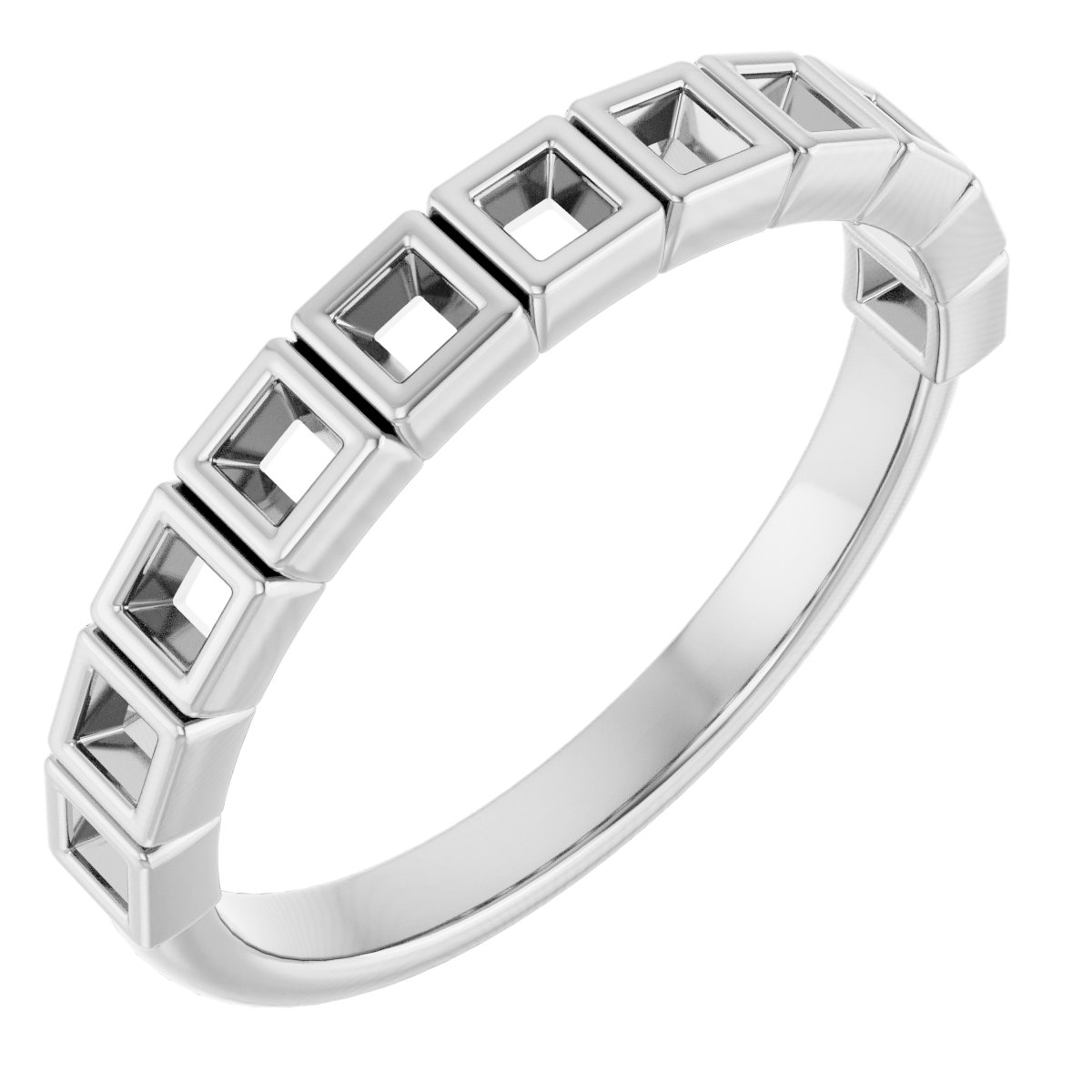 Bezel-Set Anniversary Band