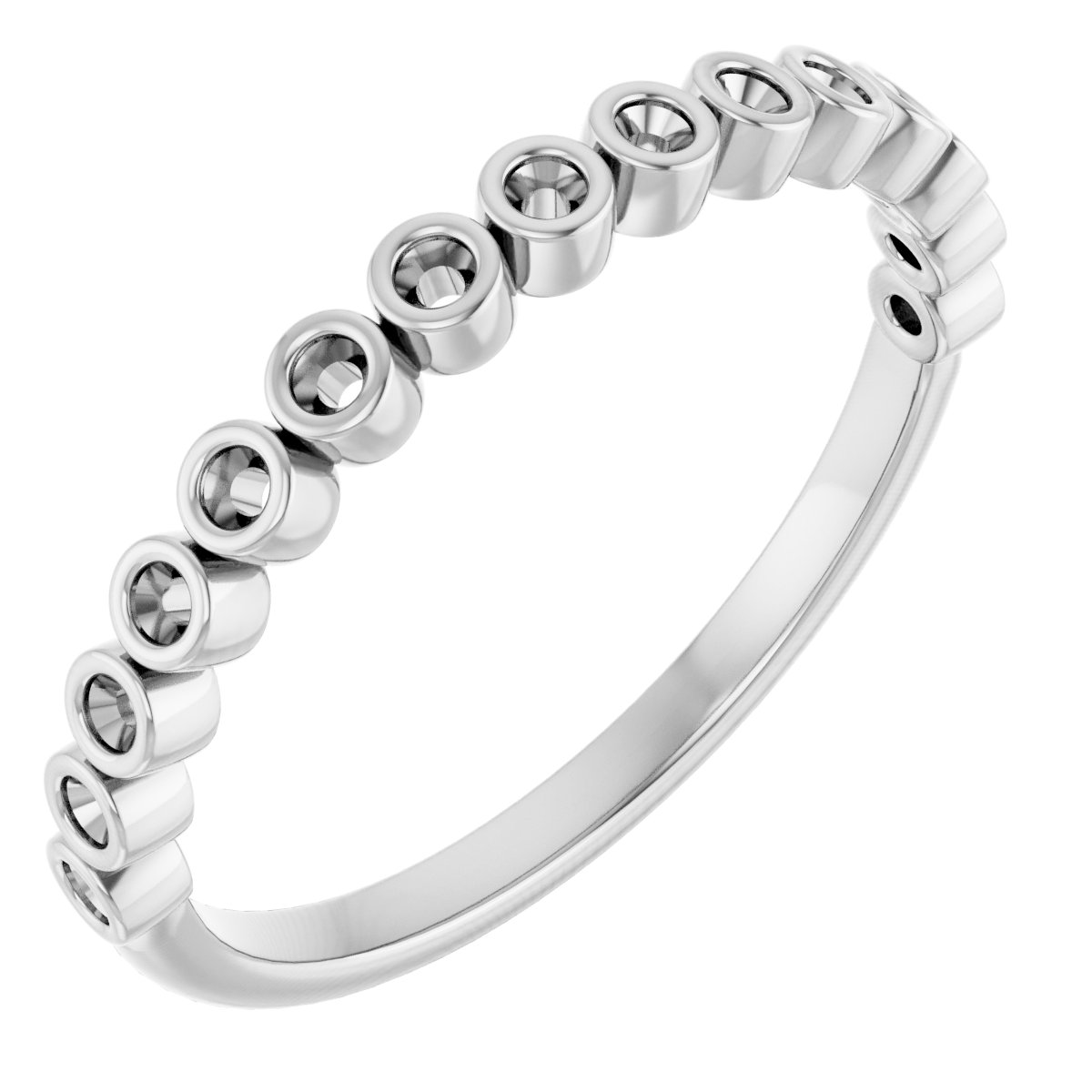 Bezel-Set Anniversary Band
