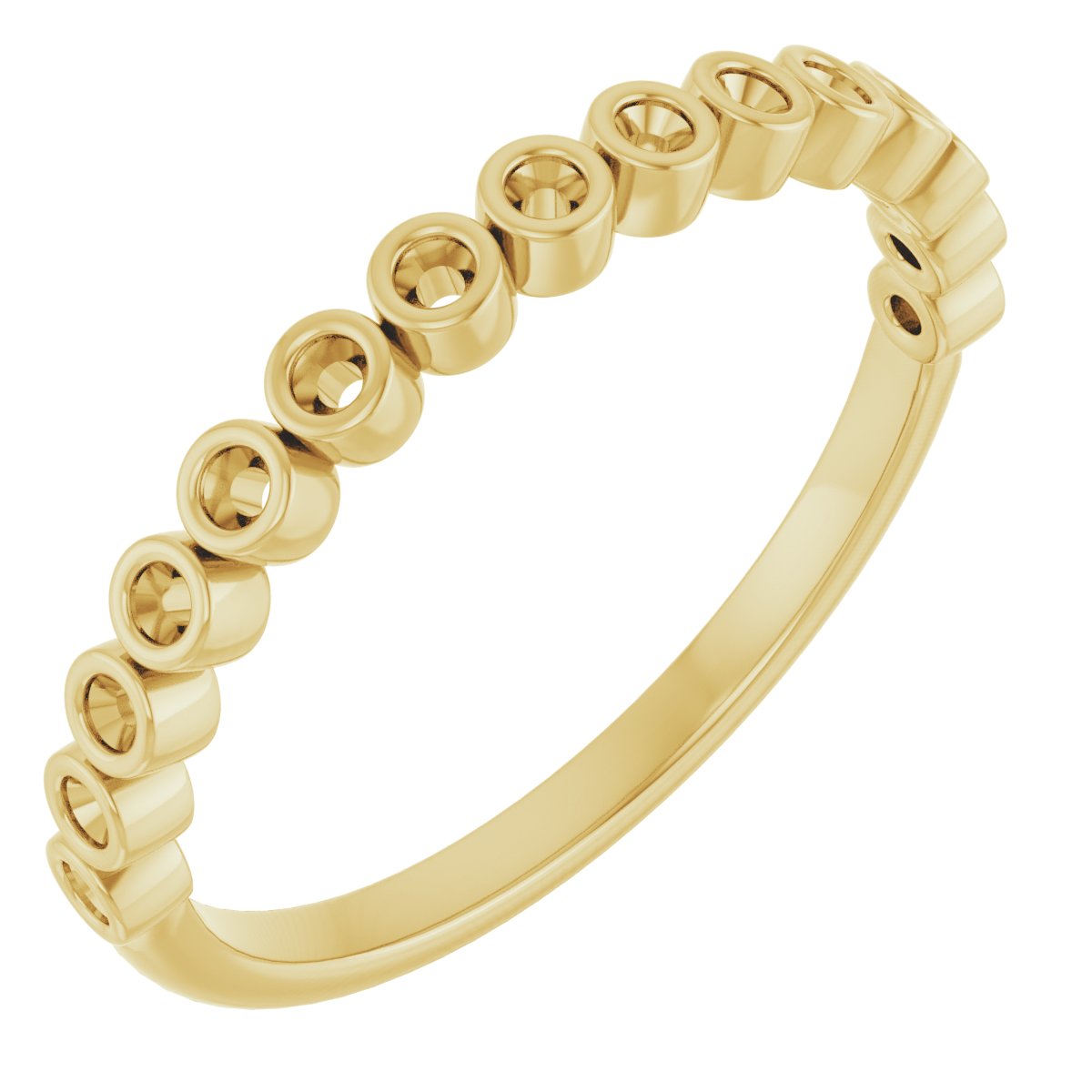 Bezel-Set Anniversary Band