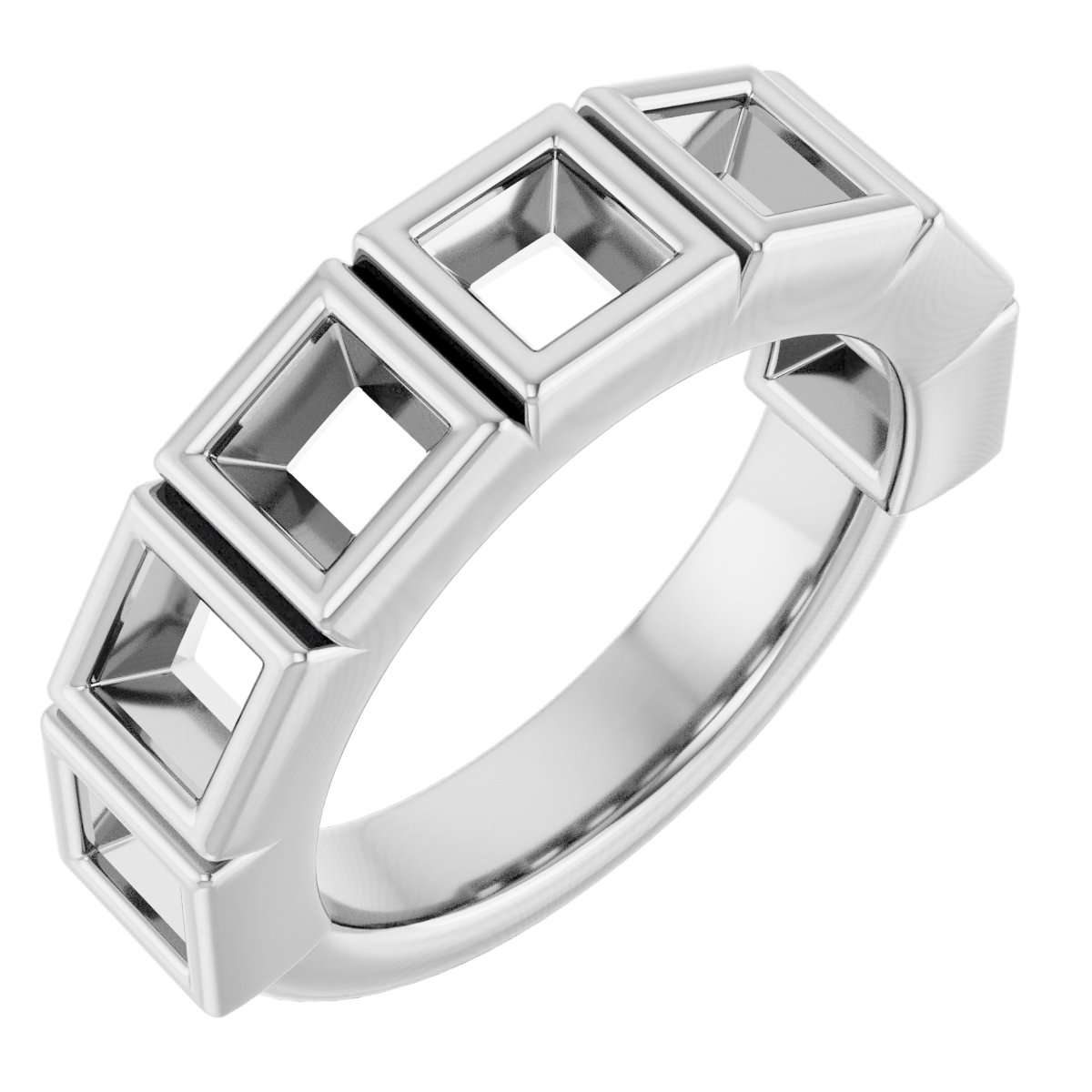 Bezel-Set Anniversary Band